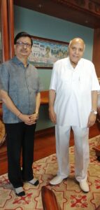 With Sri Ramoji Rao